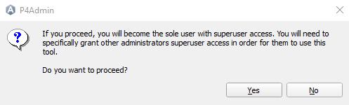 Confirm SuperUser